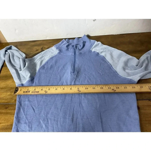 Mountain Warehouse Women's Size 8 Long Sleeved Zip Neck Top Blue 1/4 Zip - Picture 5 of 8
